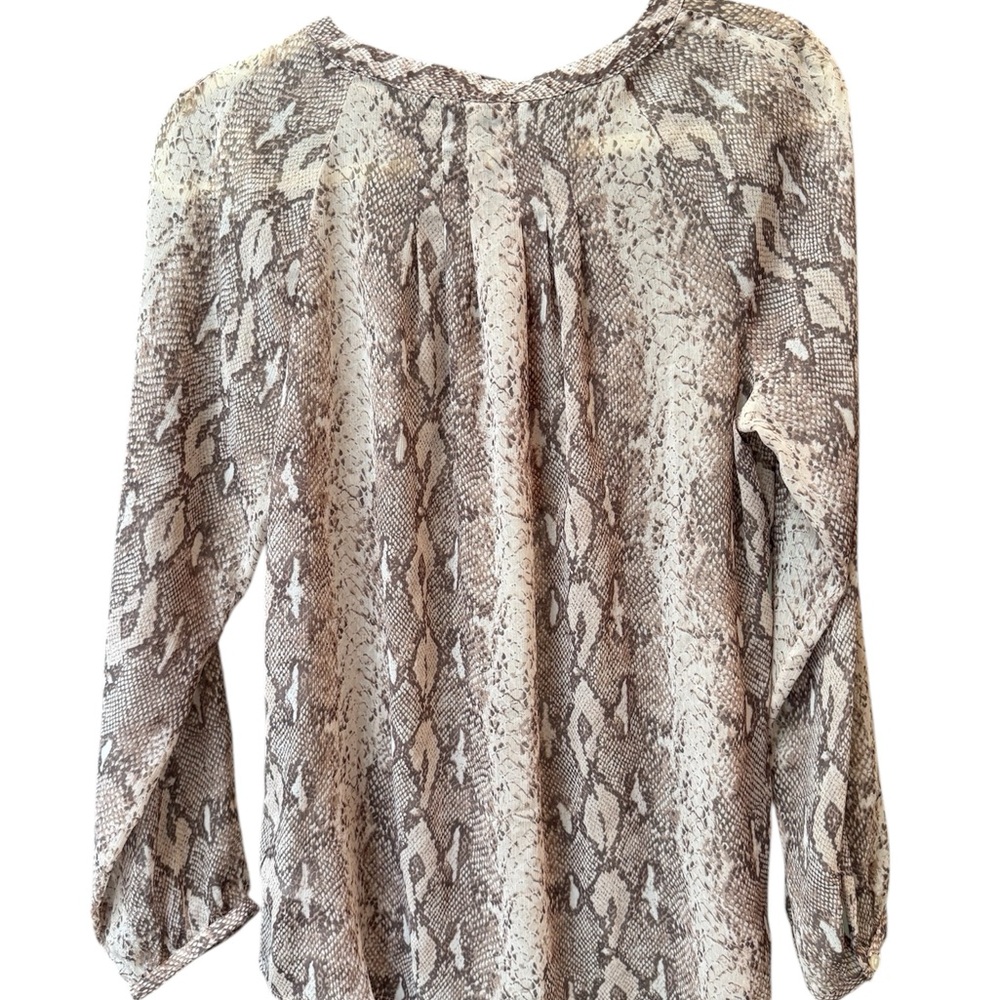 Banana Republic Python Print Blouse - image 2